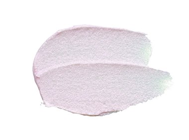 İnci pembe lekeler ve beyaz arka plan üzerinde izole pahalı yüz kremdoku