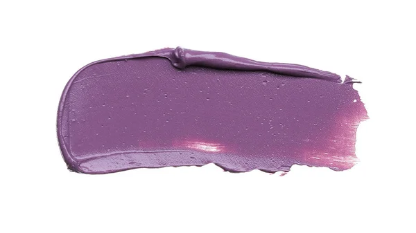 Manchas Color Púrpura Pálido Textura Brillo Labial Costoso Aislado Sobre —  Fotos de Stock