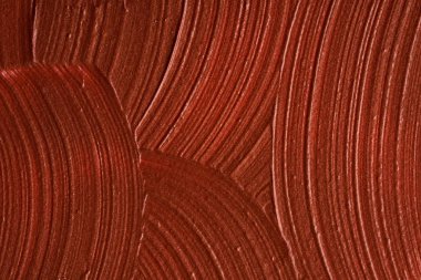 Beyaz arka plan üzerinde izole bronz dudak parlatıcı smear ve doku