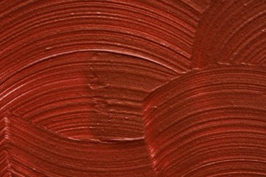 Beyaz arka plan üzerinde izole bronz dudak parlatıcı smear ve doku