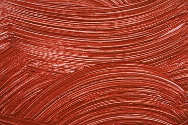 Beyaz arka plan üzerinde izole bronz dudak parlatıcı smear ve doku