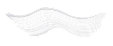 Beyaz smear ve doku yüz kil veya beyaz arka planda izole krem ile yapılan.