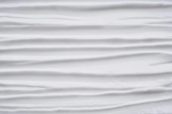 Weißer Abstrich Und Textur Aus Ton Oder Creme Auf Weißem — Stockfoto
