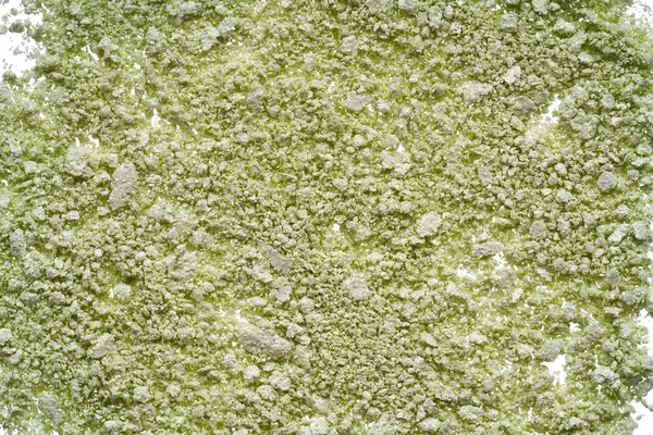 Светло Зеленые Тени Век Макияж Лица Порошок Белом Фоне — стоковое фото