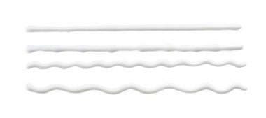 Beyaz lekeler ve yüz kremi veya beyaz arka plan üzerinde izole akrilik boya doku