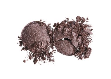 Beyaz arka planda izole trendy tonlarında göz farlarının kırık dokusu
