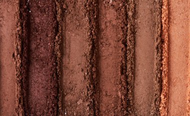 Beyaz arka planda izole trendy tonlarında göz farlarının kırık dokusu