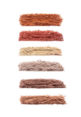 Beyaz arka planda izole edilmiş modaya uygun gölgelerde kırılmış göz farı