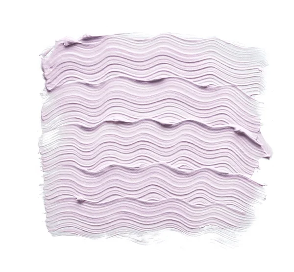 Ніжно Фіолетова Текстура Штрихи Маски Очищення Обличчя Або Акрилової Фарби — стокове фото