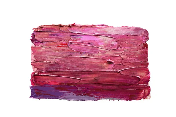 Különböző Rúzs Textúrája Divatos Árnyalatú Vagy Akril Festékkel Simított Mintában — Stock Fotó
