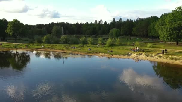 Parque Gloria Partisana Kiev Ucrania Primavera Mayo 2020 — Vídeo de stock