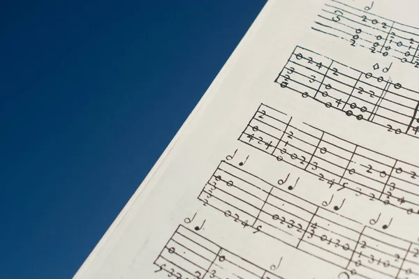 Rönesans Tablatura Yüzyıl Müzik Notaları Yöntemi Büyük Bir Görüntü — Stok fotoğraf