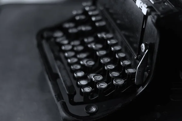 Close Picture Old Typewriter — Stock Photo, Image