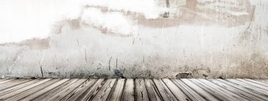 Eski oda arkaplanı. Eski dahili 3D görüntüleme