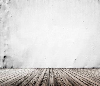 İç doku duvar kağıdı. Boş oda 3d render