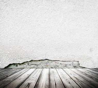 İç doku duvar kağıdı. Boş oda 3d render