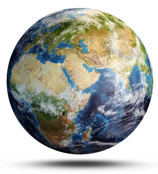 Planeta Tierra Desde Espacio Elementos Esta Imagen Proporcionados Por Nasa — Foto de Stock