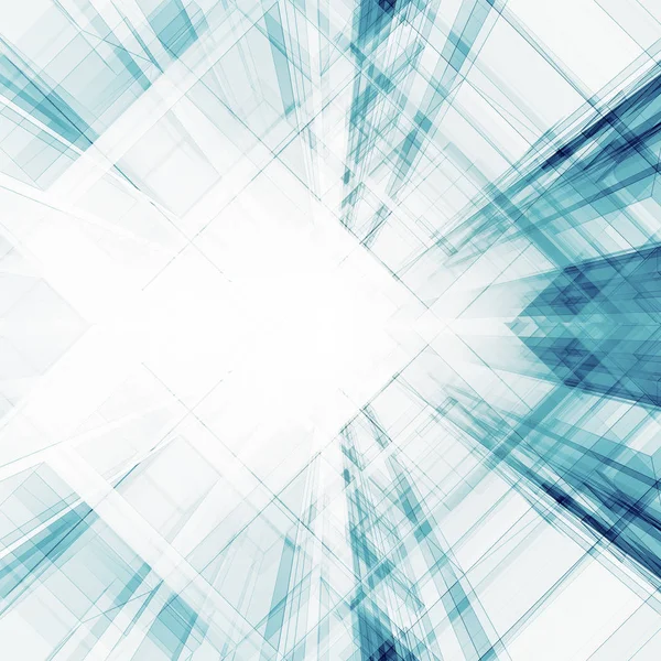 Mimari arka plan. Modern kavram 3d render