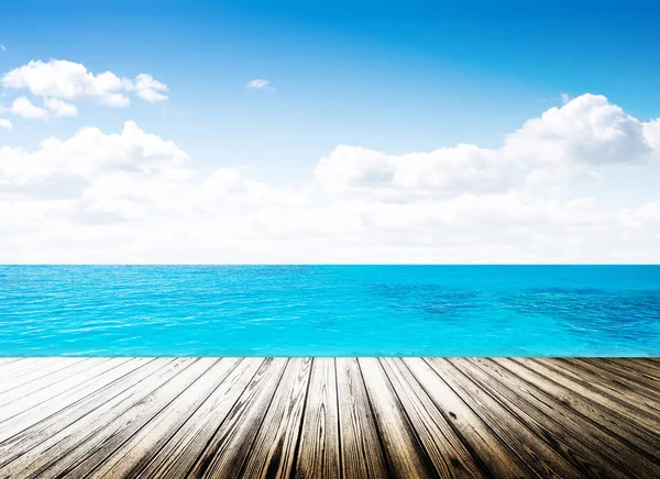 Praia Verão Tropical Ilha Céu Oceano — Fotografia de Stock