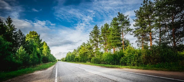 Camino de verano paisaje al aire libre — Foto de Stock