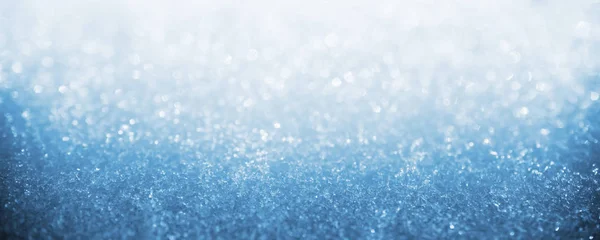 Blue ice winter art bokeh — Stock Photo, Image