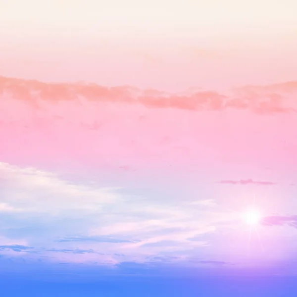 Sky sunrise air clouds panorama — Stock Photo, Image