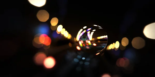 Bokeh Movimento Abstrato Renderização — Fotografia de Stock