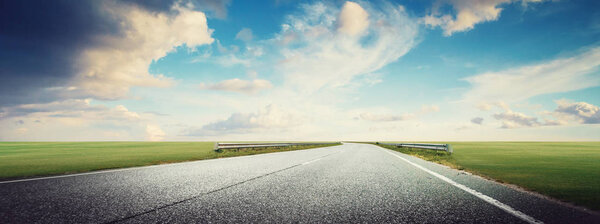 Panoramic road highway