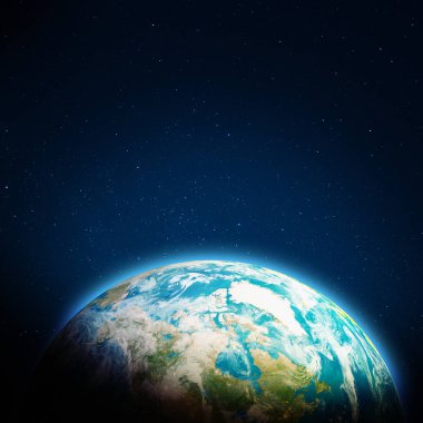 Kanada bulutlar 3d render