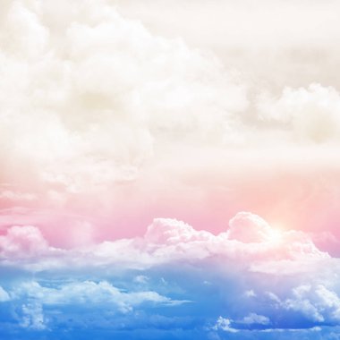 Gökyüzü renkleri hava bulutlar