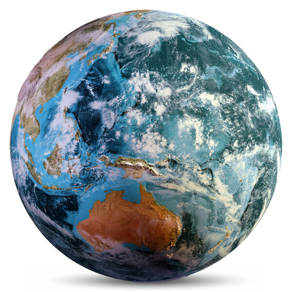 карта планеты Земля
