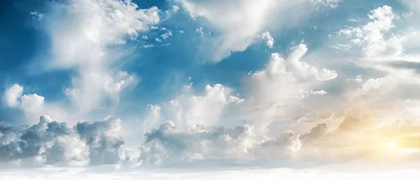 Himmel Wolken Kunst Sonnenaufgang Hintergrund — Stockfoto