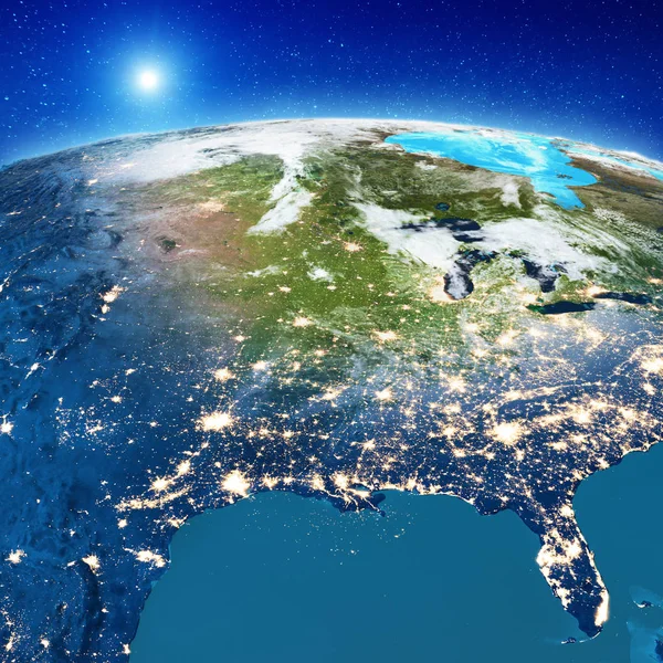 America from space — Stock Photo, Image