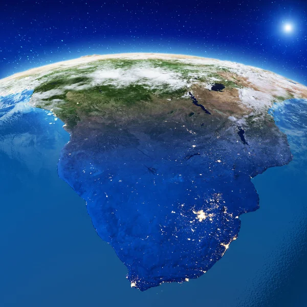 Afrique du Sud depuis l'espace — Photo