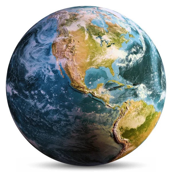 Planet Earth isolated — Stock Photo, Image