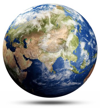 Planet Earth bulutlar uzaydan