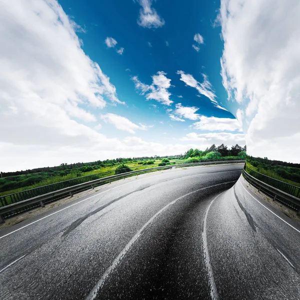 景観道路トンネル — ストック写真