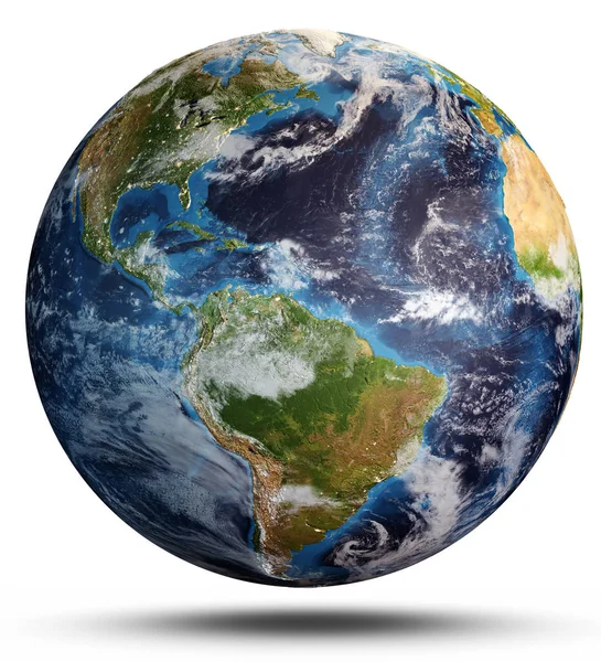 Planet Earth from space. 3d rendering — Stock Photo, Image