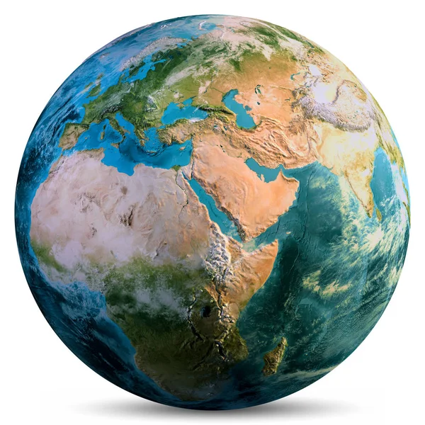Planeten jorden kontinenter — Stockfoto