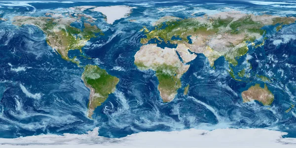 Geografia mapa świata. Zmodyfikowano tonie z światła miasta — Zdjęcie stockowe