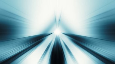 Mavi parlaklık. Renk parlaklık. Çizgilerin bulanık. Şeffaf cam. Soyut