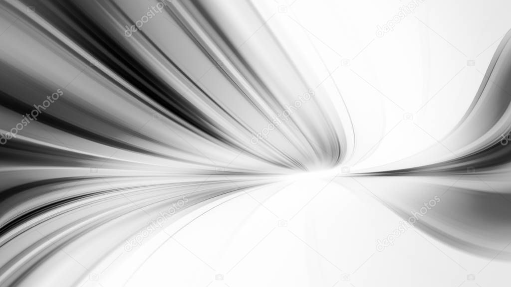 Black and white shine glow blur lines abstract background