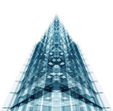 Bina inşaat tasarım. 3D render