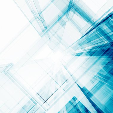 Soyut mimari 3d oluşturma