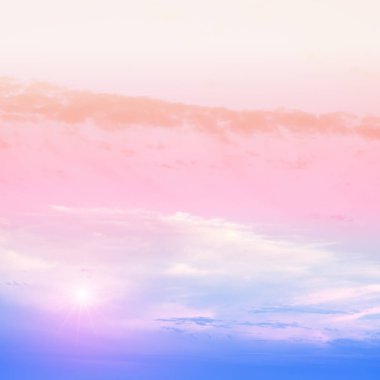 Gökyüzü gündoğumu hava bulutlar panorama