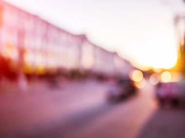 Makro şehir arka planı