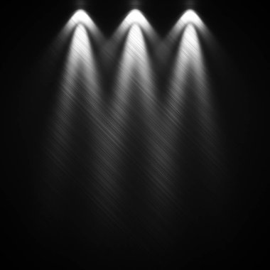 Spot fotometrik ışıklar. Metal dokulu yüzey