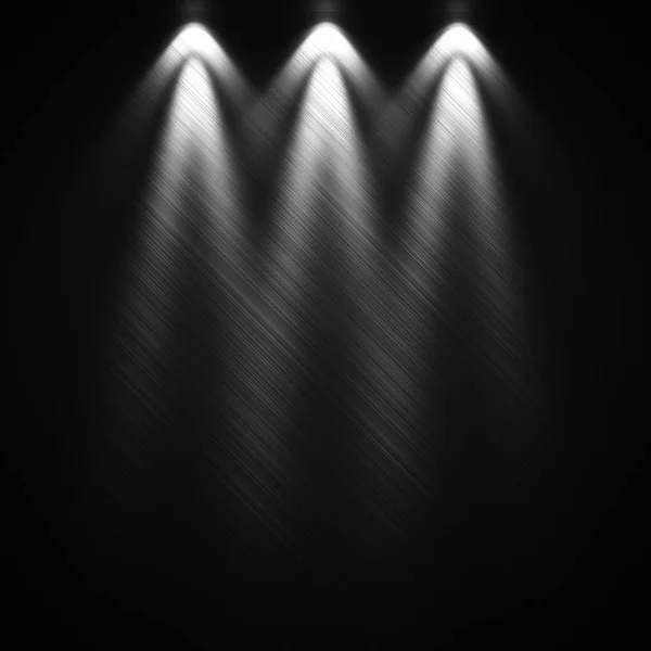 Точечный фотометрический свет. Текстурированная поверхность металла — стоковое фото