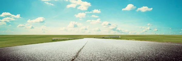 Panoramic road highway — Stock Photo, Image