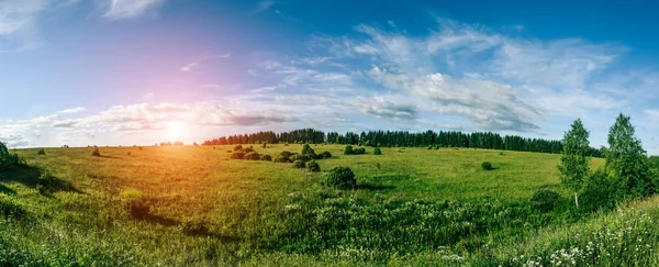 Rural landscape panorama — Stock Photo, Image